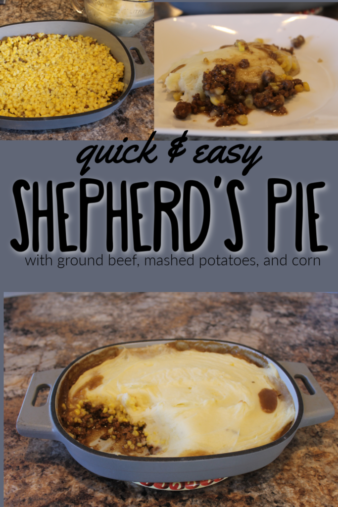 When you need something that's easy to make and everyone will love, try this shepherd's pie recipe. Use premade mashed potatoes for less work.